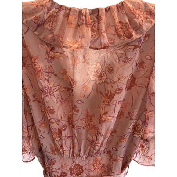 dress forum Los Angeles Floral Pink Size Small - Picture 7 of 10